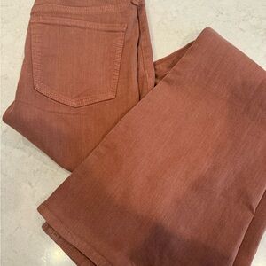 SO High Rise Flare Pants in Warm Brown
